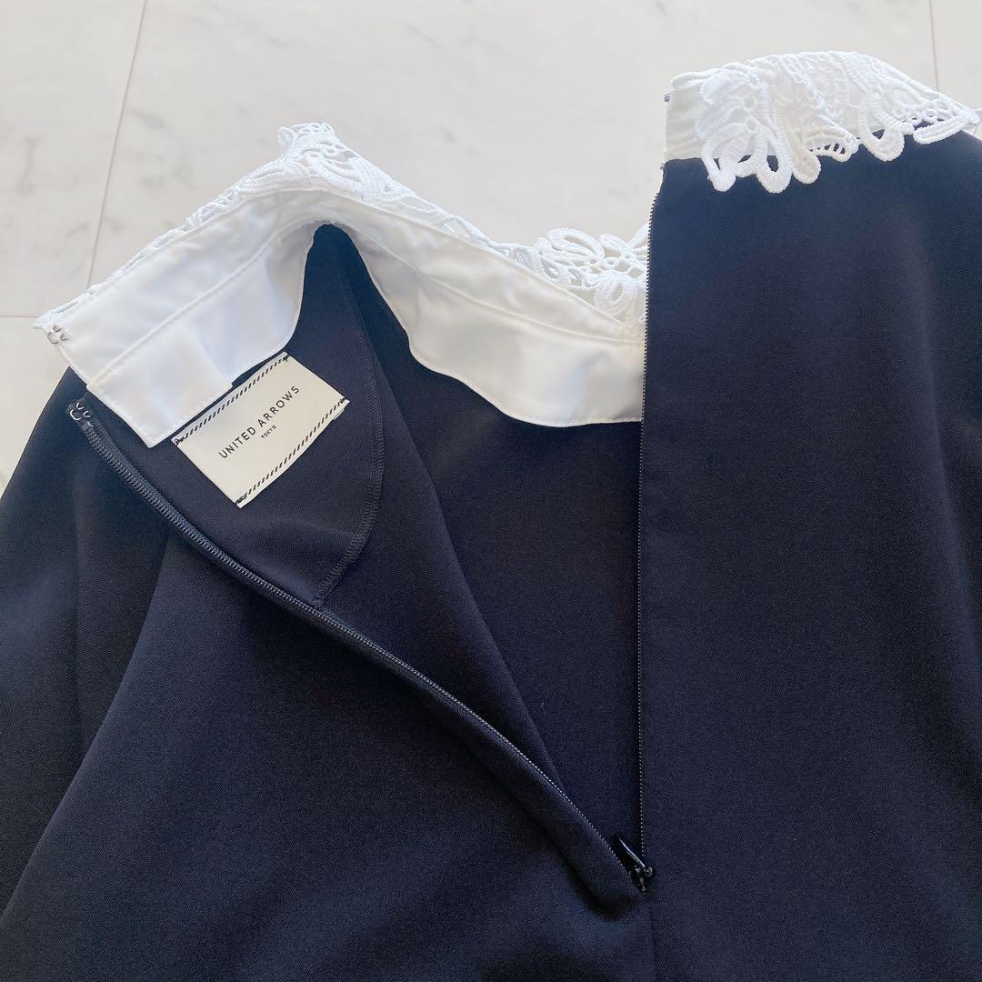 極美品　ユナイテッドアローズ　FEEL FREE 2WAY ブラウス　ブラック