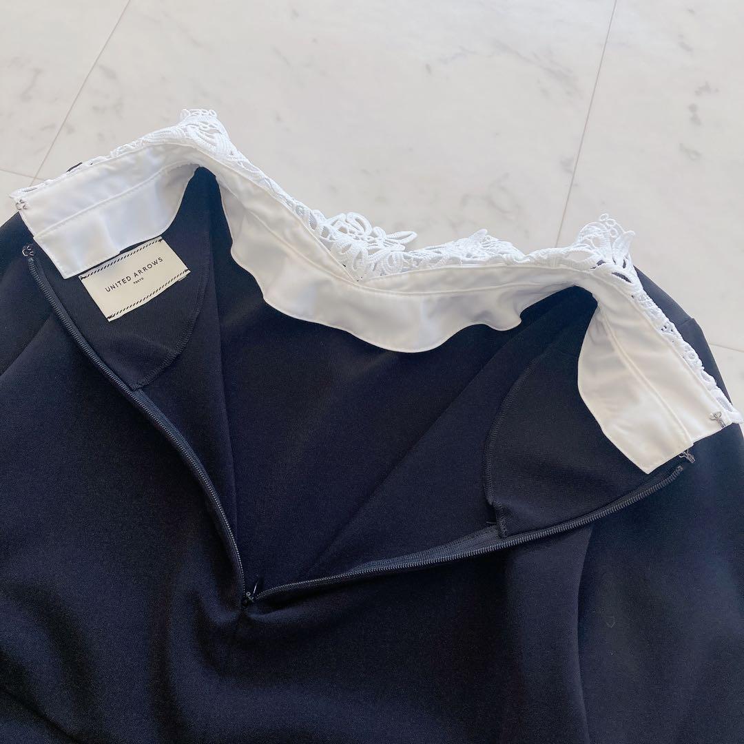 極美品　ユナイテッドアローズ　FEEL FREE 2WAY ブラウス　ブラック