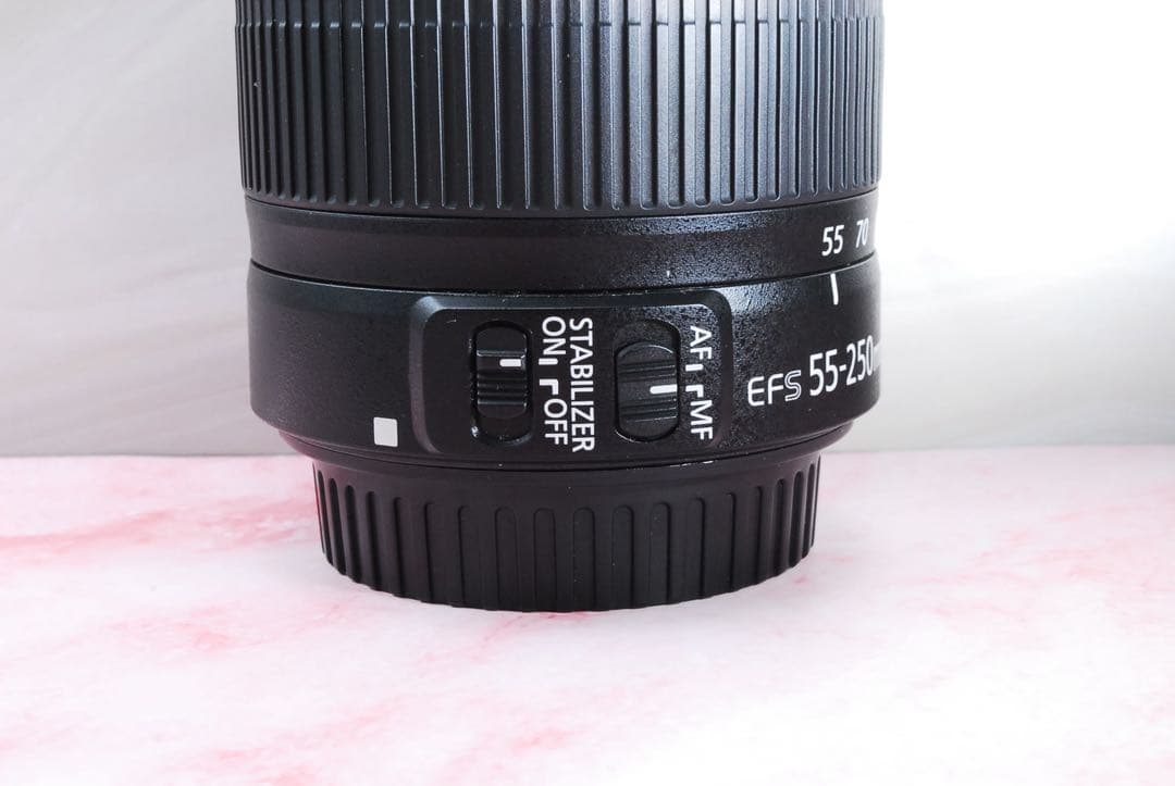 望遠レンズ✨Canon EF-S 55-250mm IS II✨手ぶれ補正付き