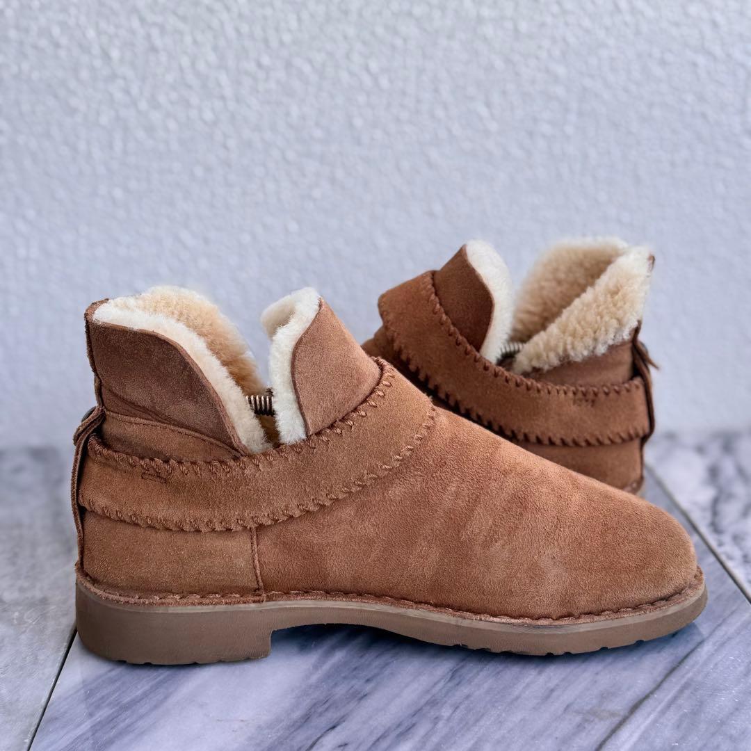 UGG アグ W MCKAY ショートブーツ ムートンブーツ チェスナット