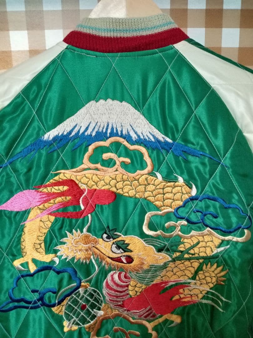 テーラー東洋 リバーシブル スカジャン 別珍　横田基地　美品