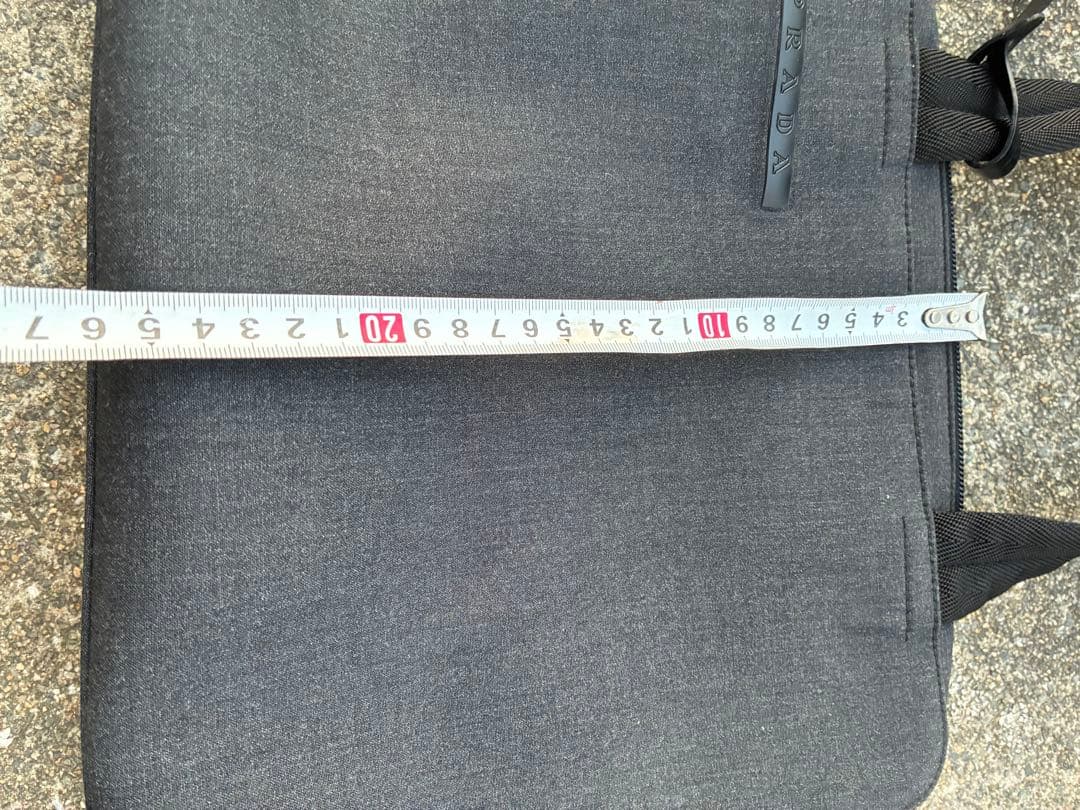 ぞ*の様 PRADA SPORT プラダ　スポーツ　ハンドバッグ グレー　ギャラ