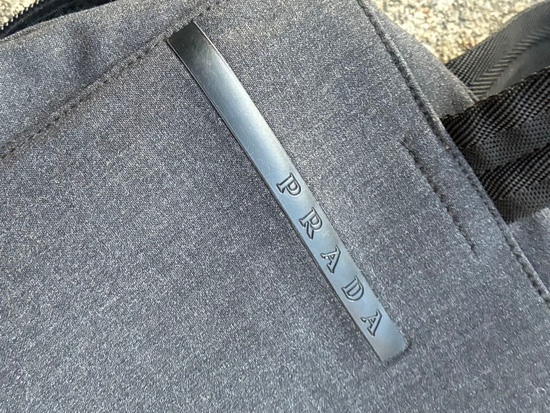 ぞ*の様 PRADA SPORT プラダ　スポーツ　ハンドバッグ グレー　ギャラ