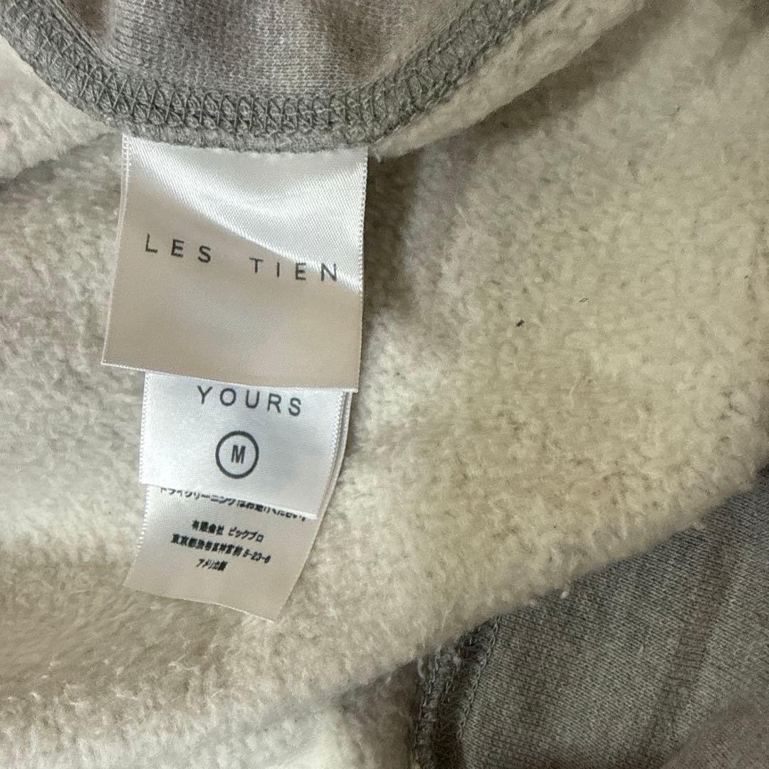 Les Tien パーカー グレー Mサイズ