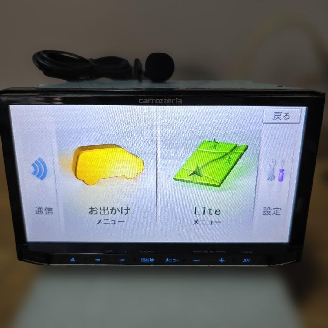 Pioneer 7インチ Bluetooth内蔵 フルセグ DVD カーナビ