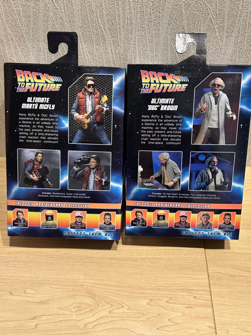 【未開封】NECA バック・トゥ・ザ・フューチャー　マーティ&ドク　セット