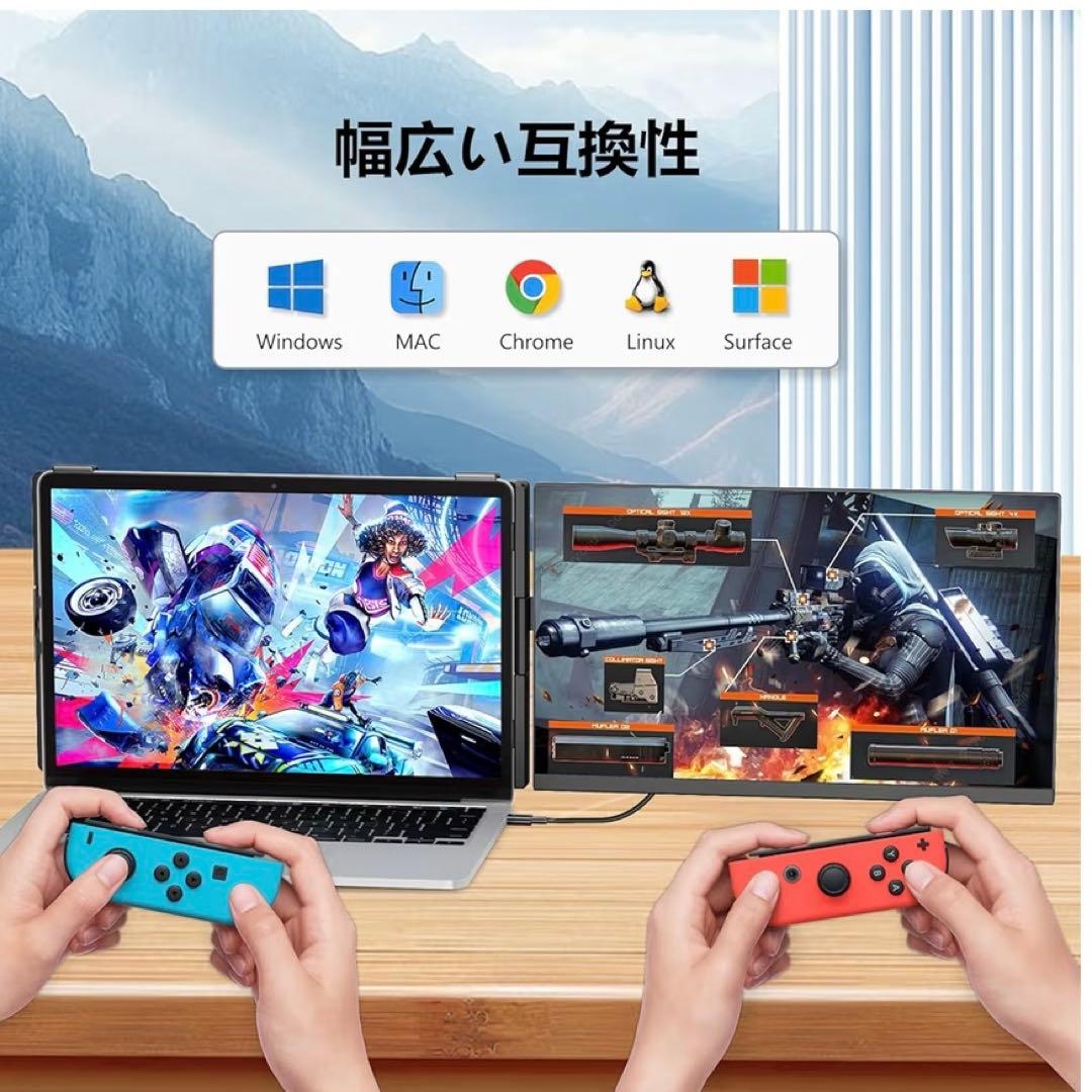 【新品】P5 デュアルモニター 15.6インチ IPS FHD 1080P