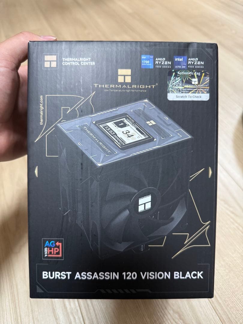 PC用ファン・クーラー BURST ASSASSIN 120 VISION BLACK
