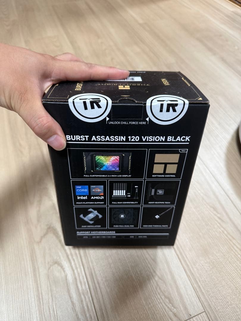 PC用ファン・クーラー BURST ASSASSIN 120 VISION BLACK