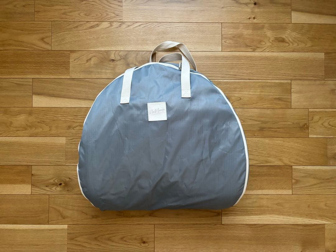 ネオママイズム　neomamaism 折りたたみ式　ベビーベッド（グレー）