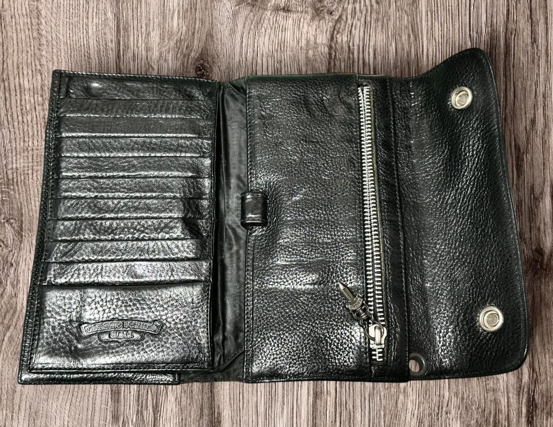かなてぃんクロムハーツ　アリゲーター　ウェーブウォレット