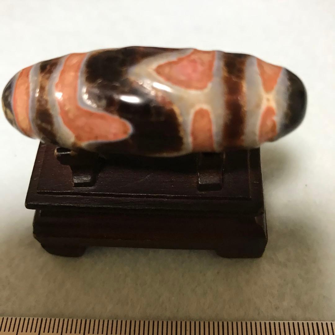 紫*様 超激レア珍品‼︎ 古代龍紋　虎紋天珠　サービス品