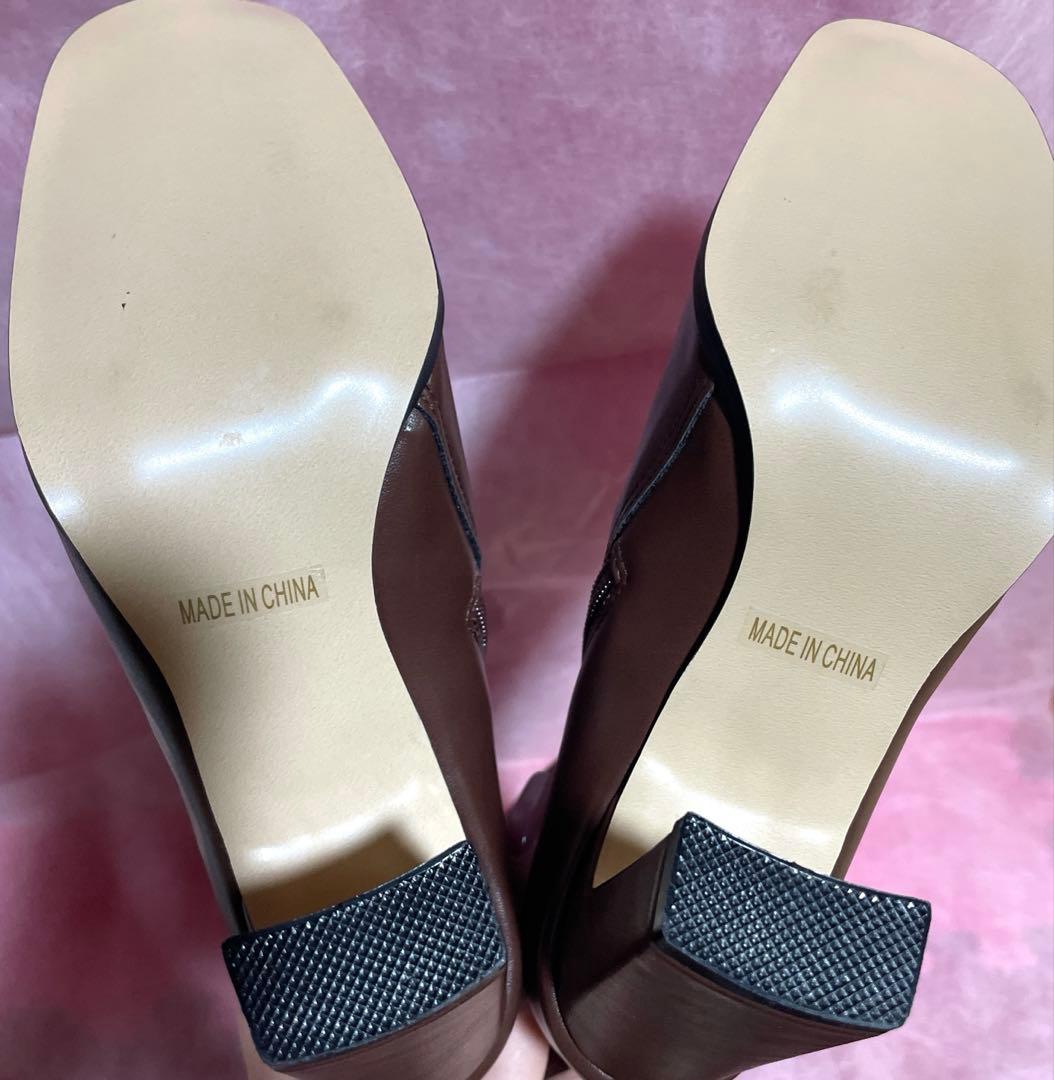 ACYM ロングブーツ ブラウン S