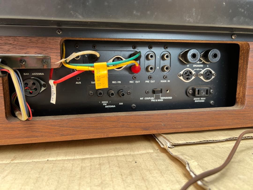 YAMAHA/レコードプレーヤー MS-5Bアンプ搭載 レコード カセット訳あり