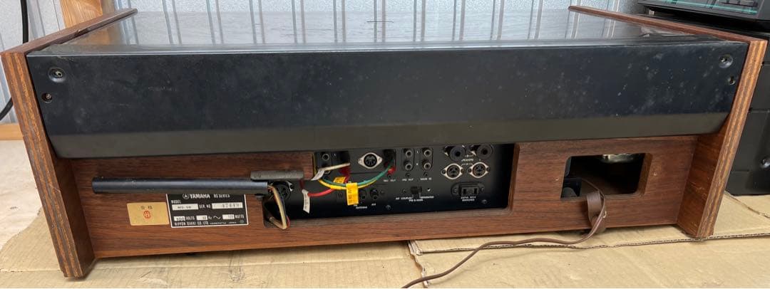 YAMAHA/レコードプレーヤー MS-5Bアンプ搭載 レコード カセット訳あり