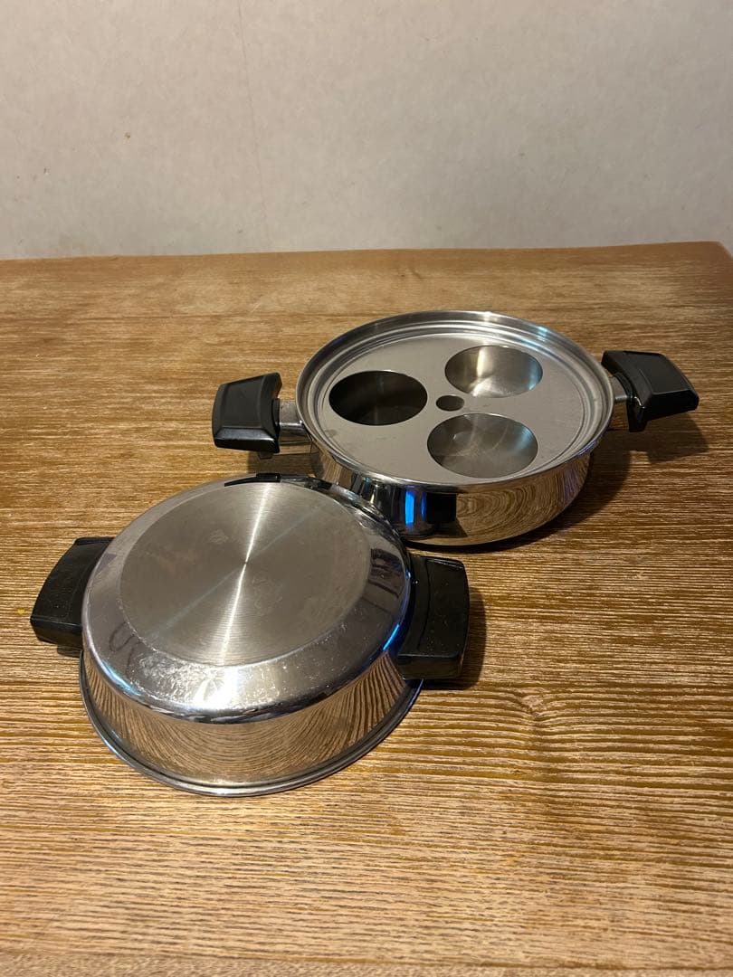 ロイヤルクイーン小フライパン、スチーマー