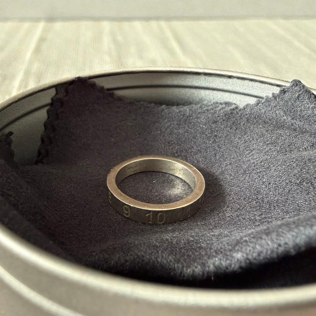 Maison Margiela シルバーリング Sサイズ　ナンバリング