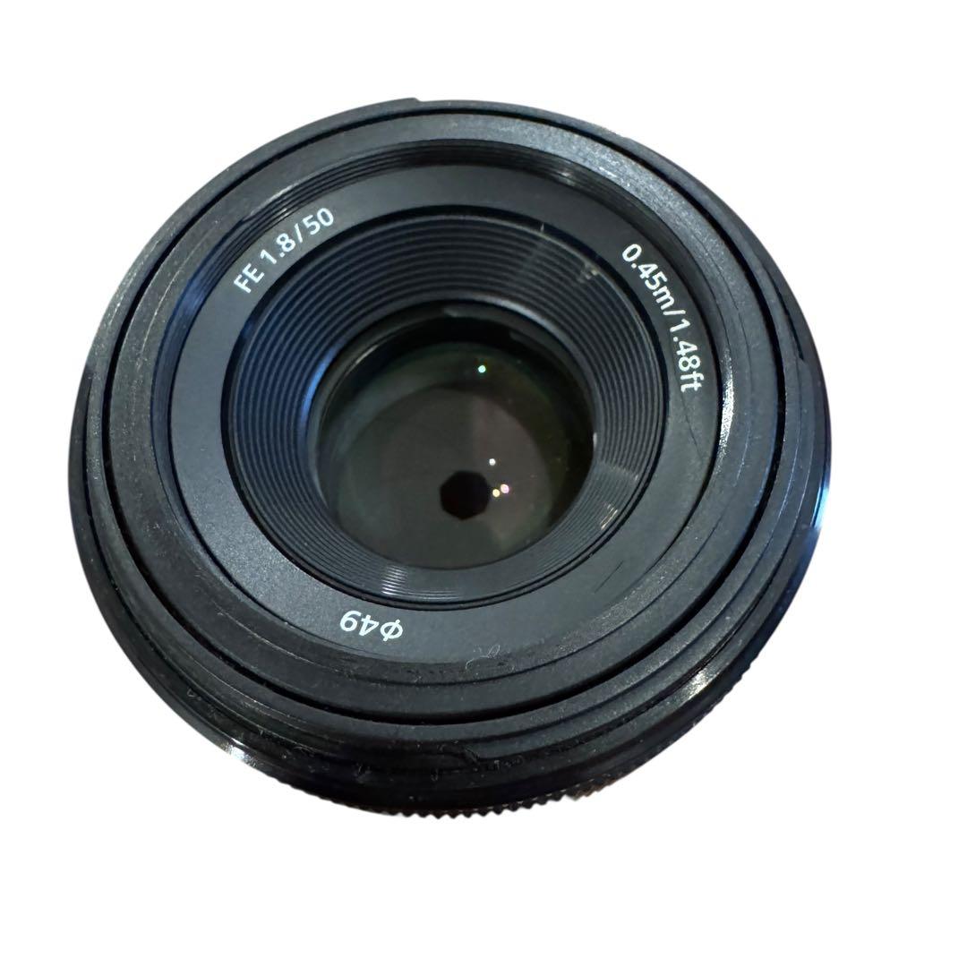 【即発送】SONY SEL50mm F1.8単焦点レンズ プロテクター付き