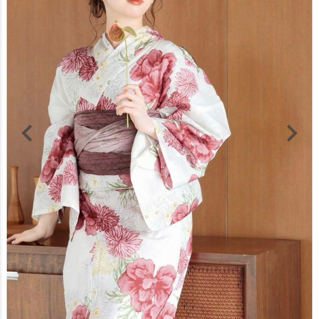 ディータ 浴衣 大正ロマン牡丹寄せ