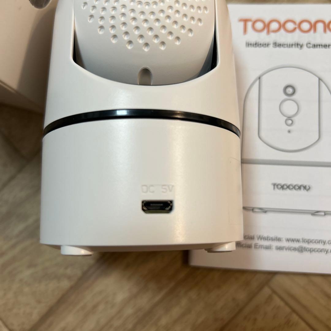 TOPCONY Indoor Security Camera 録画可能 カメラ