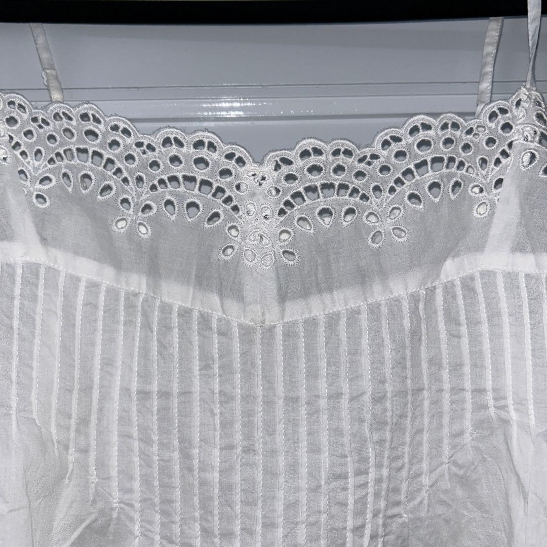 ピンクハウス　キャミソール　レース　白