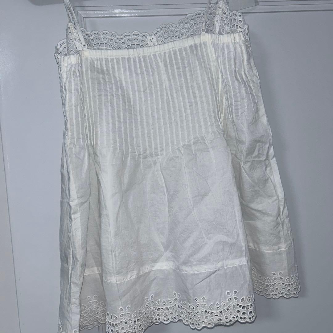 ピンクハウス　キャミソール　レース　白