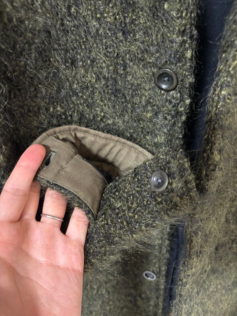 swiss chriss　イタリア製ウールチェスターコート