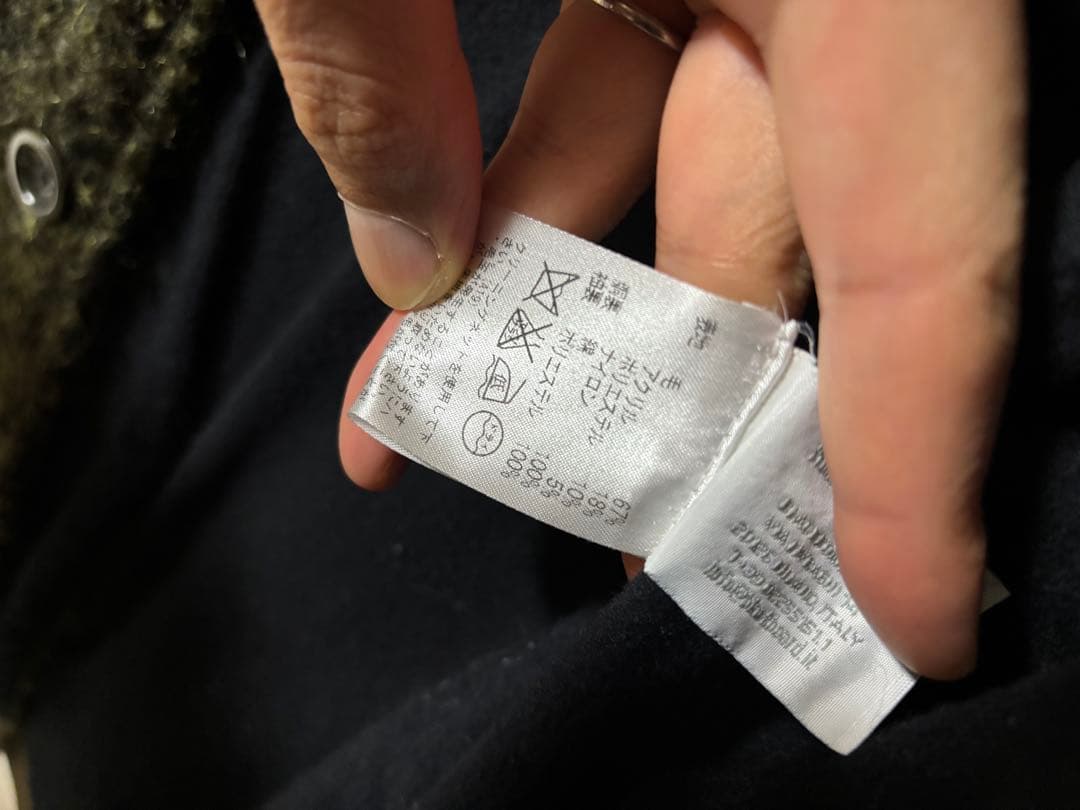 swiss chriss　イタリア製ウールチェスターコート