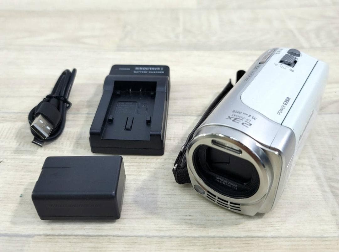 【良品】パナソニック デジタルハイビジョンビデオカメラ HDC-TM35-W