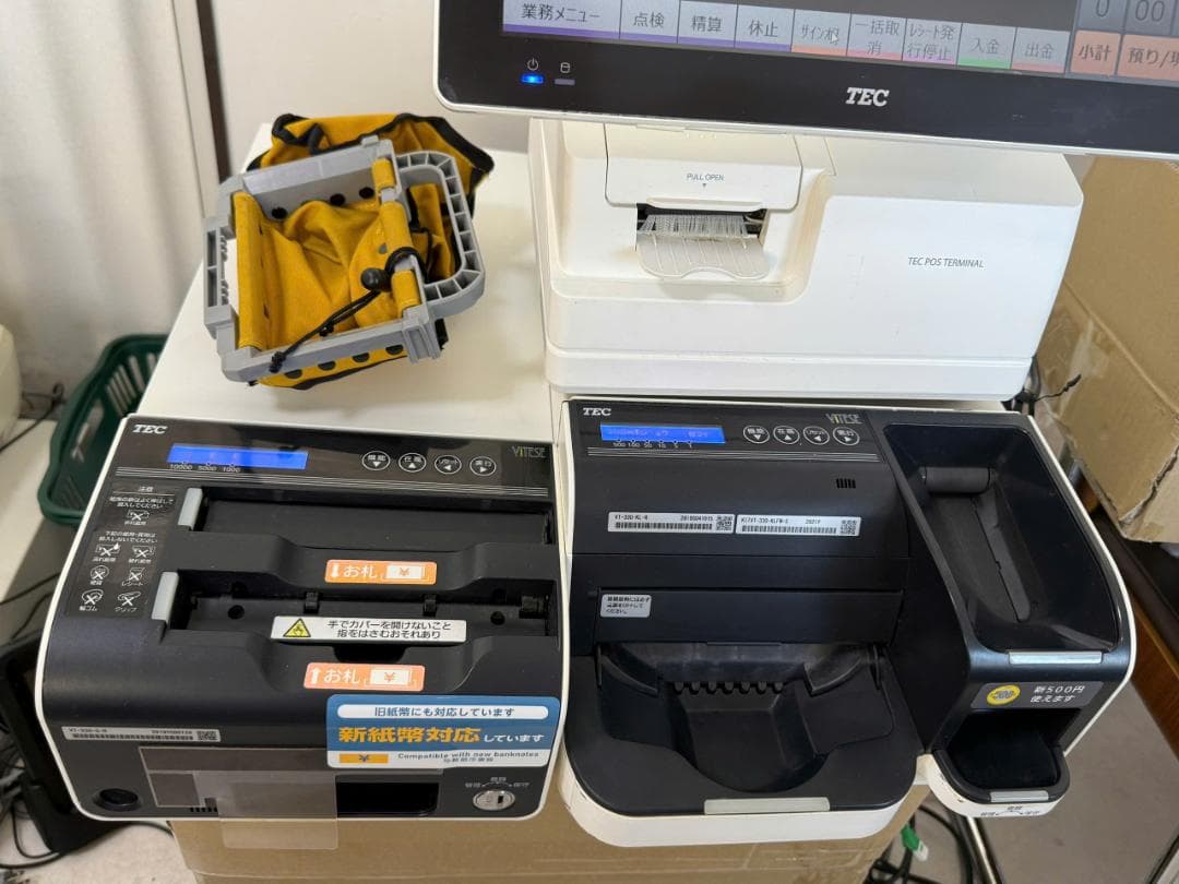 TEC POSレジ QT-200 ShopWork7G+VT-330 新紙幣対応
