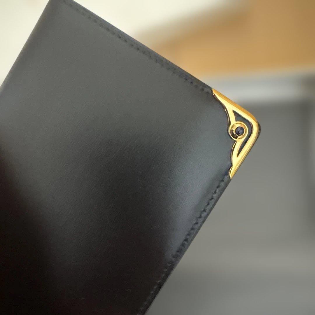 Cartier 長財布 黒 レザー