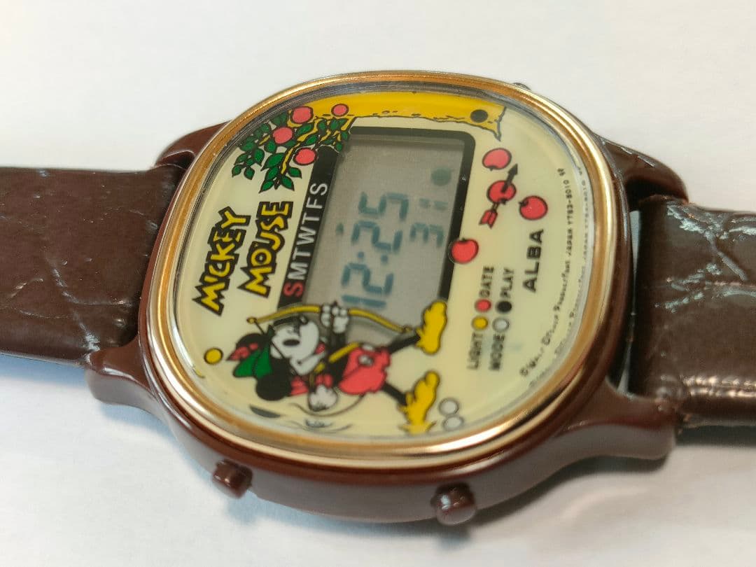 昭和レトロ　ミッキーマウスウォッチ　ALBA SP100R