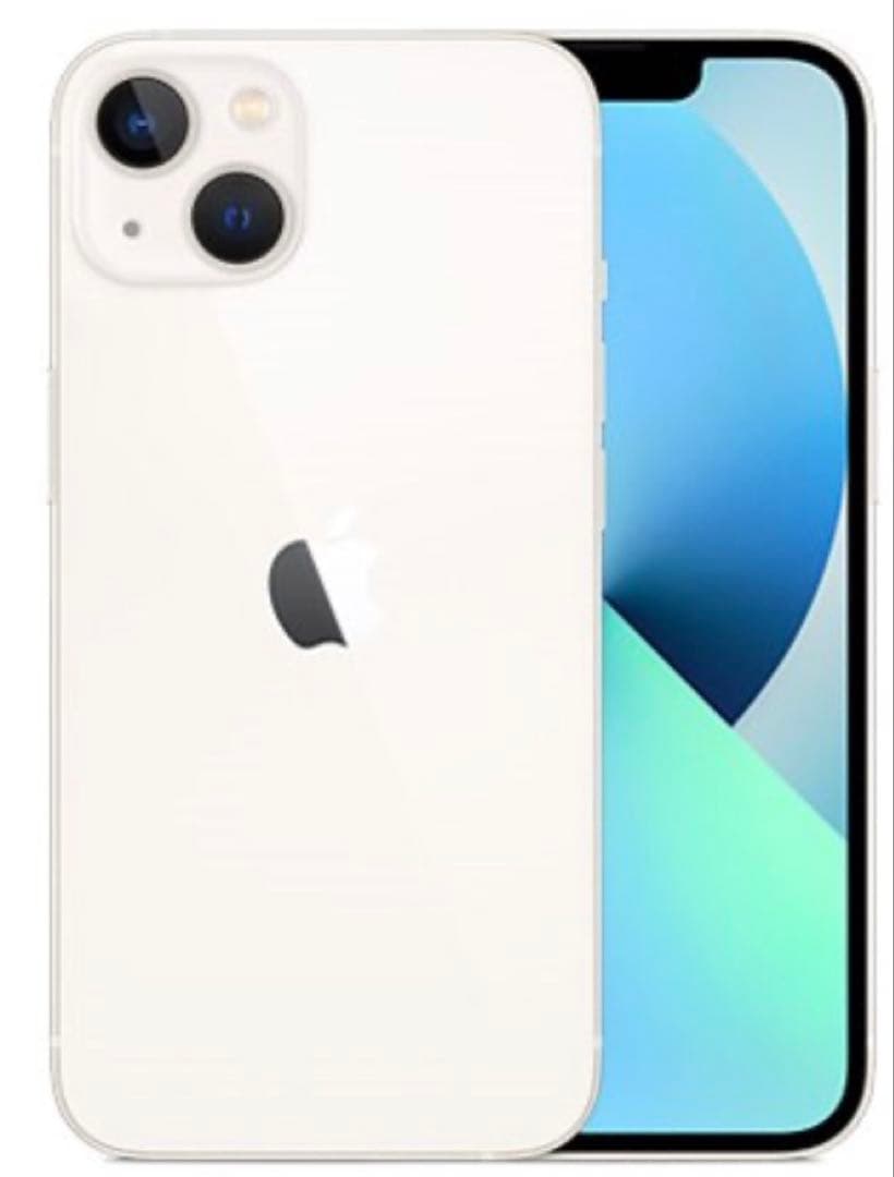 【美品】　iPhone 13 128GB 本体　ホワイト SIMフリー 箱あり