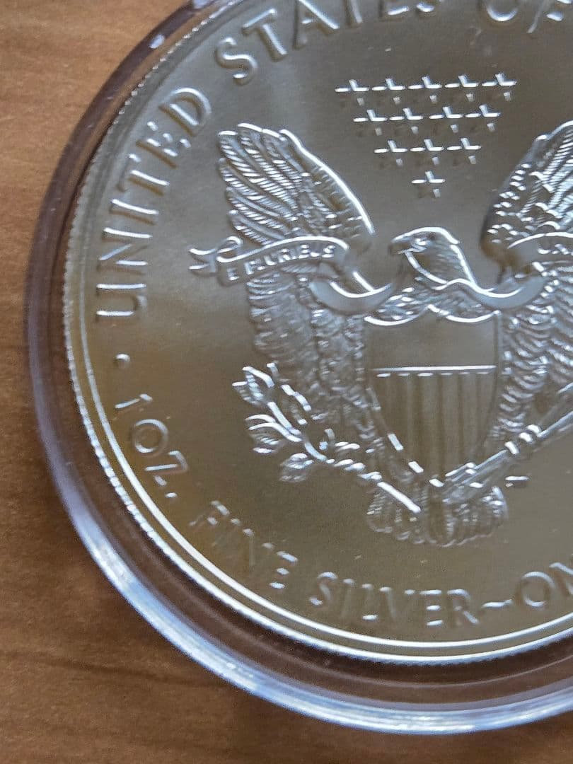 アメリカ　イーグル 銀貨　１オンス 2021年　1ドル