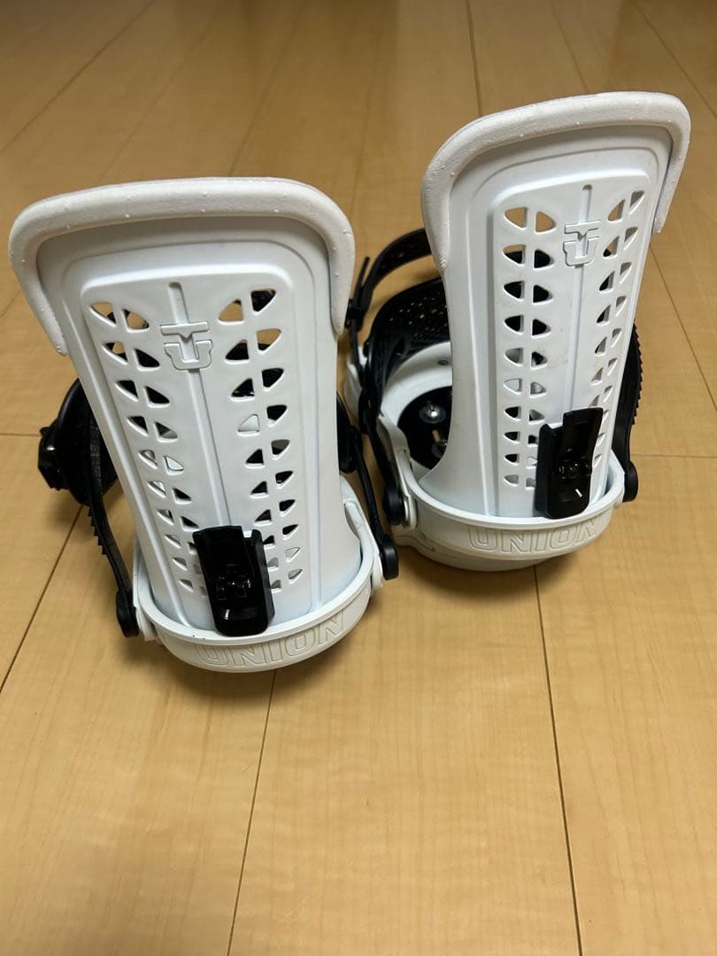 UNION スノーボード フォースMサイズ ビンディング ホワイト