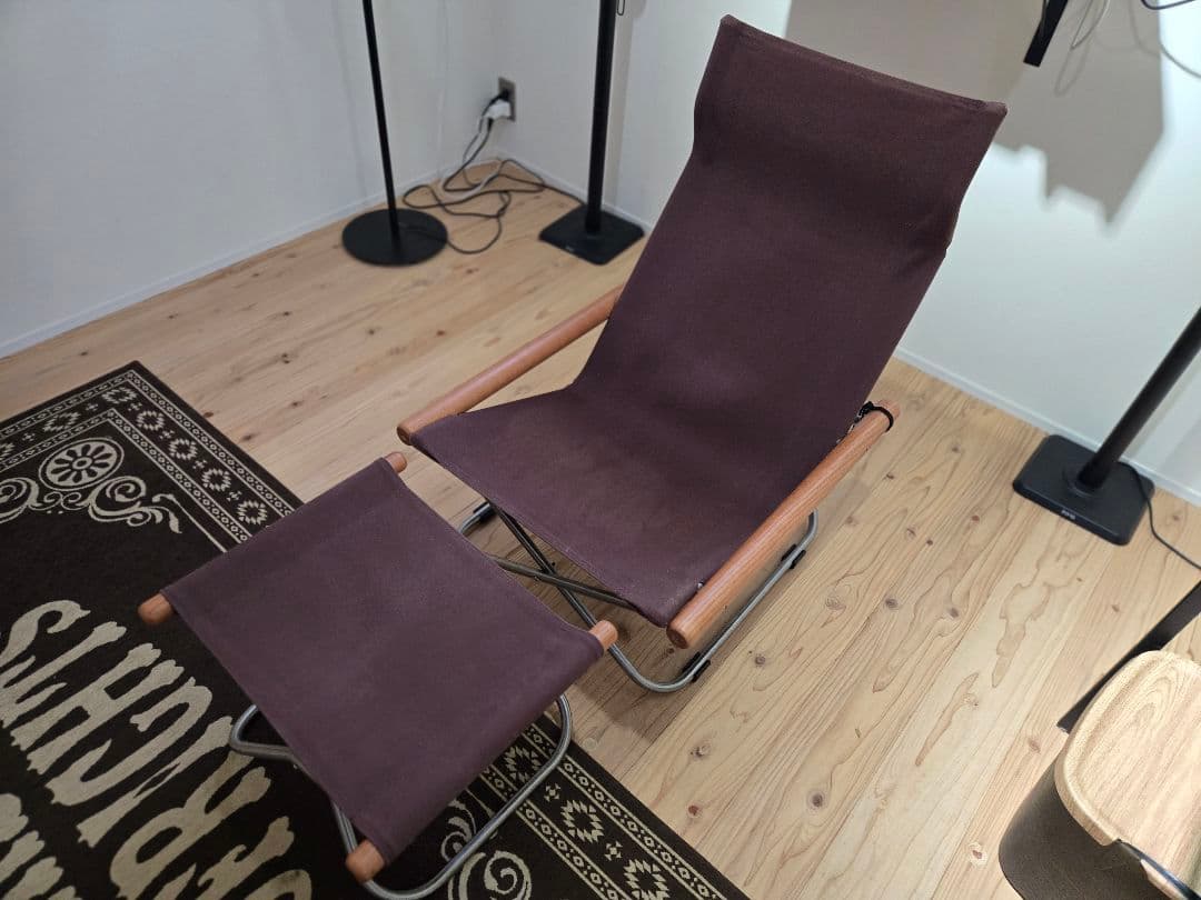 最終値下げ　限定カラーNychairX ニーチェア オットマン　ブラウン　セット