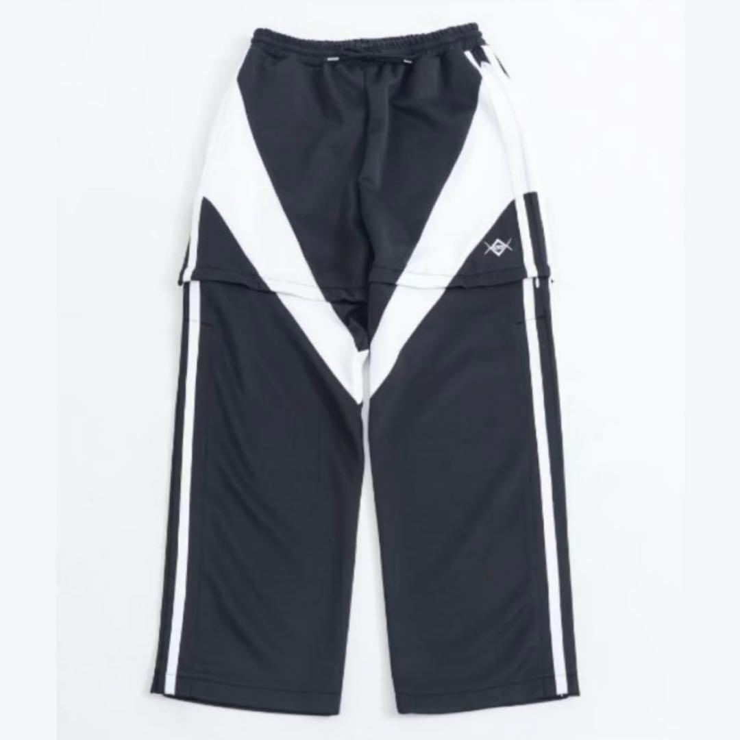 REFLEM 2WAY切替ジャージパンツ ブラック