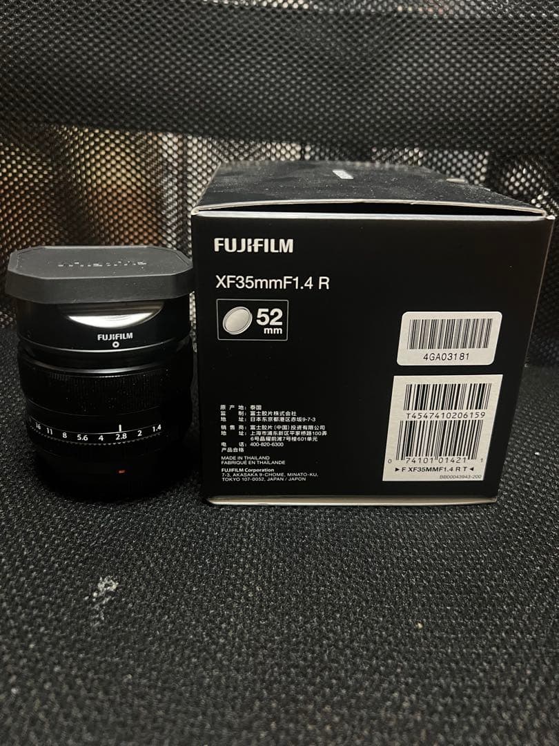 Fujifilm XF35mmF1.4 R レンズ　フィルター付き