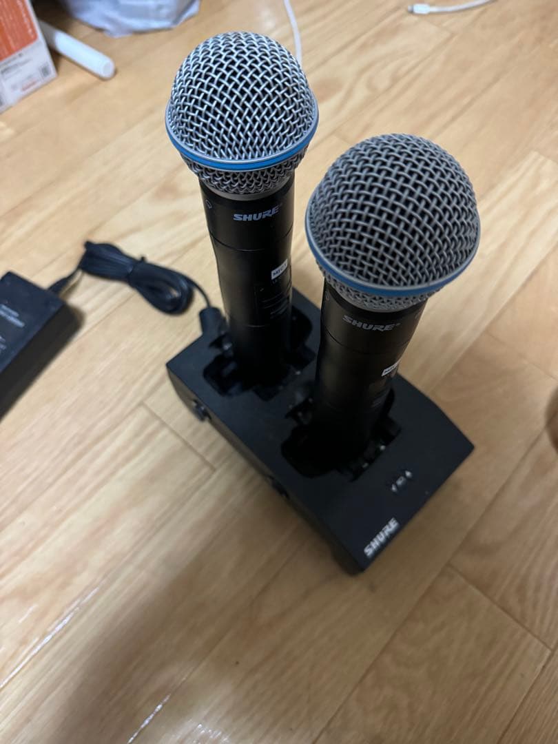 SHURE ULXD2JB/B58 ワイヤレスマイク 2本 +SBC200充電器