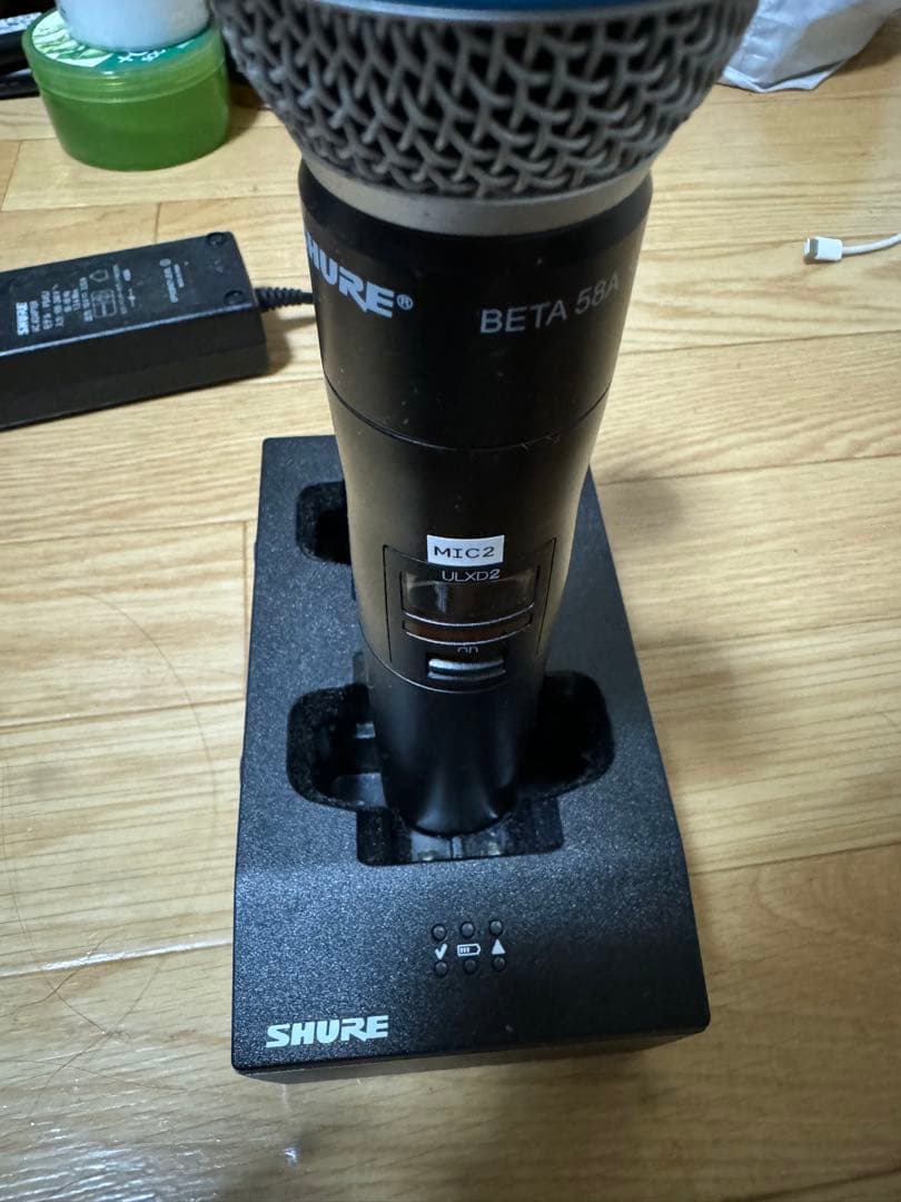 SHURE ULXD2JB/B58 ワイヤレスマイク 2本 +SBC200充電器