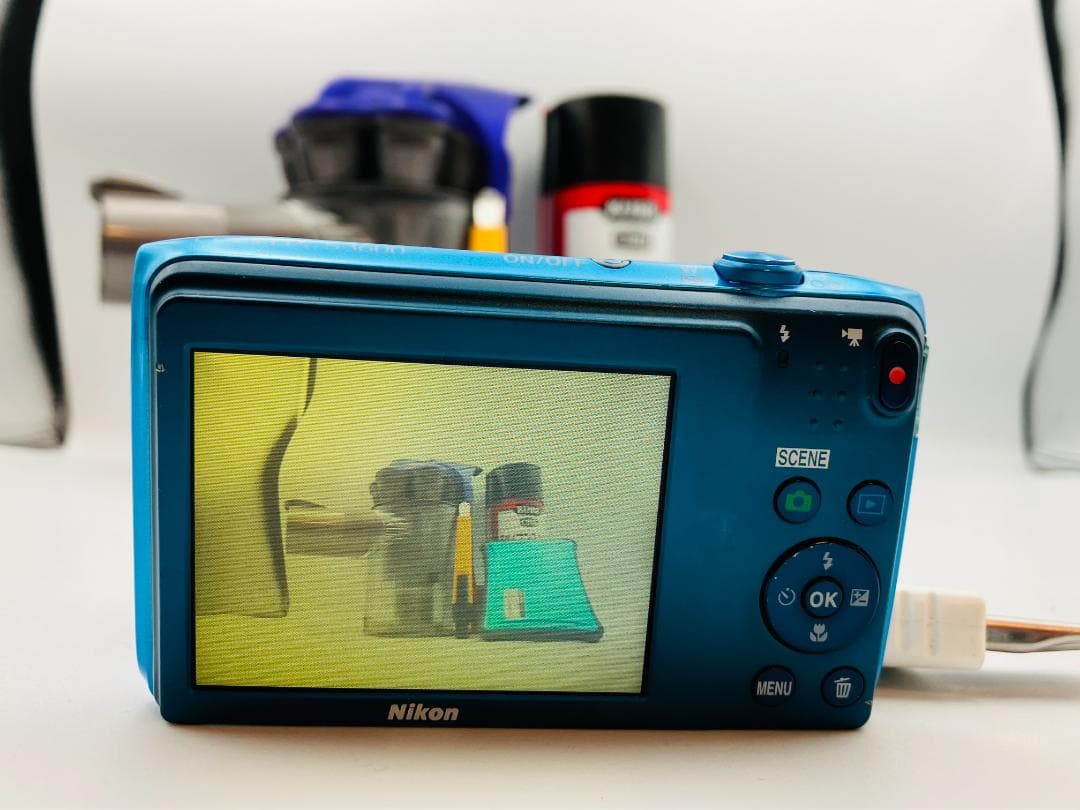 ニコン　COOLPIX S3600　コンデジ　ブルー