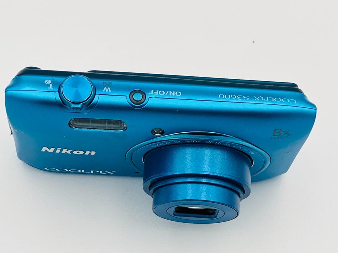 ニコン　COOLPIX S3600　コンデジ　ブルー