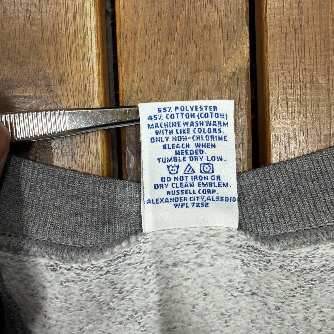 90s RUSSELL ATHLETIC スウェット 無地トレーナー Vガゼット