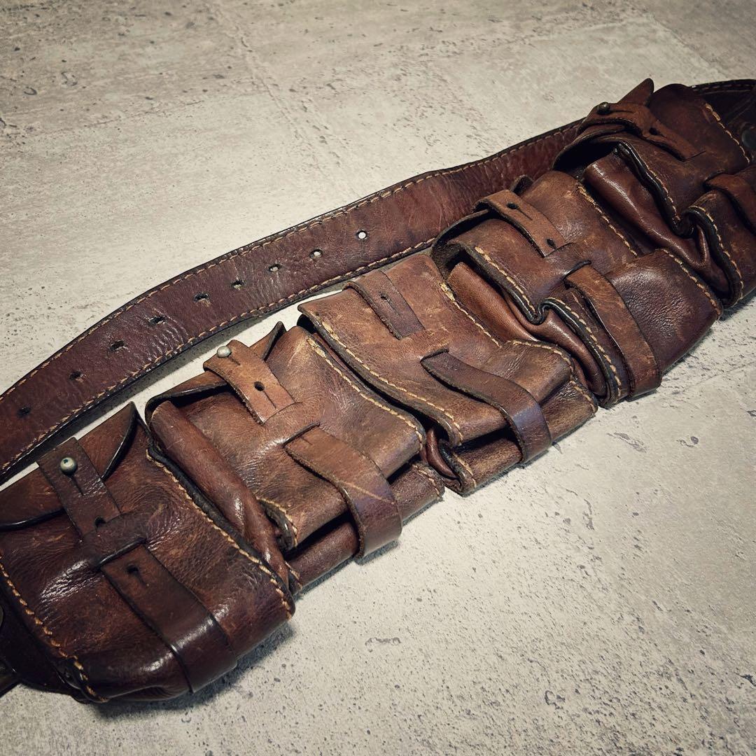 vintage 1914〜1919年 大戦 5連 カオスポーチ バンダリア