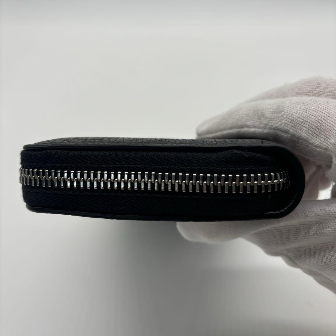 【未使用品】 SMYTHSON スマイソン ラウンドファスナー長財布 ブラック