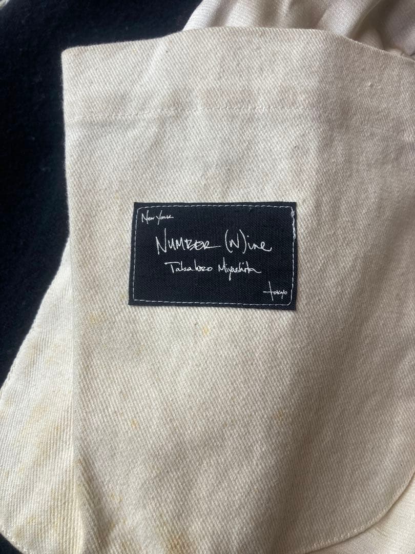 希少 Number (N)ine 黒 レディースS ダッフルコート