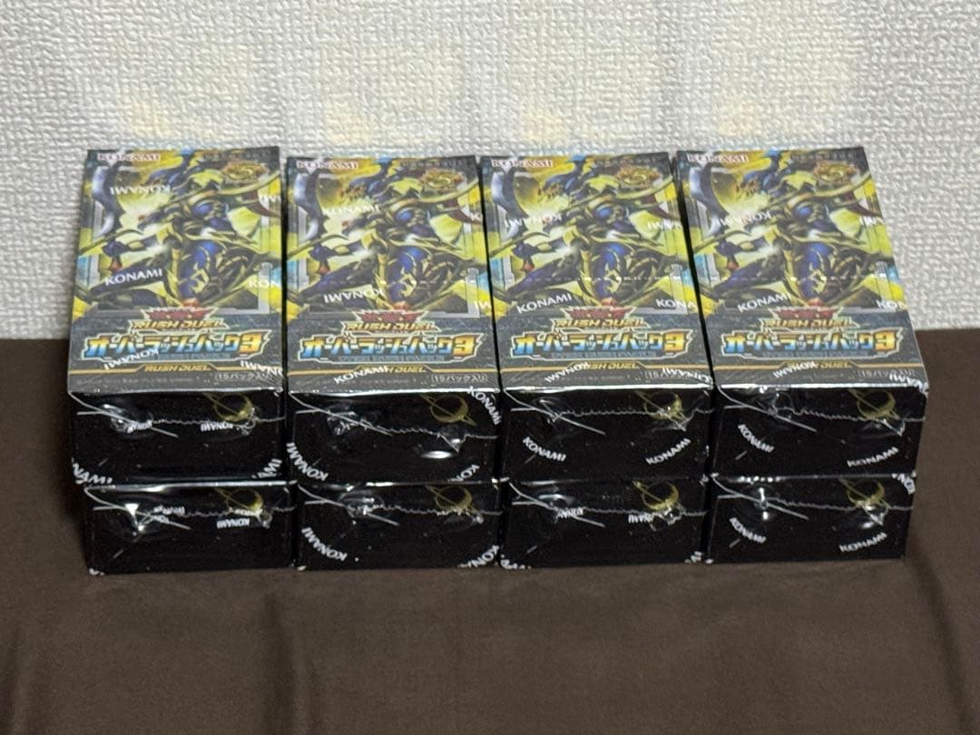 遊戯王ラッシュデュエル　オーバーラッシュパック3 シュリンク付き　8box