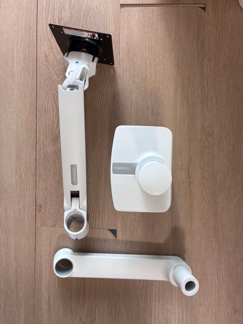 【美品】エルゴトロン　LX ホワイト　モニターアーム