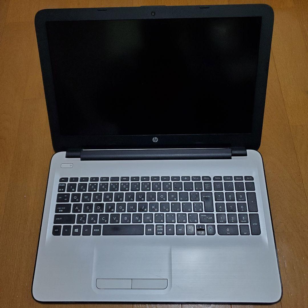 HP 15.6型 ノートPC 本体 ACアダプター セットアップと解説書付き