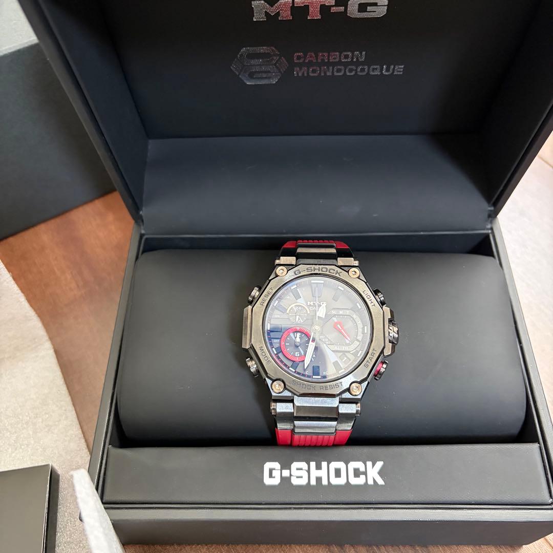 G-SHOCK MTG-B2000 黒/赤 時計